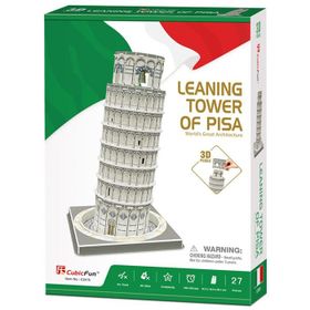 Cubic Fun C241H Pisa Kulesi İtalya 27 Parça 3D Puzzle