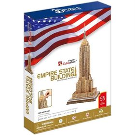Cubic Fun C704H 3D Empire State Binası ABD Puzzle