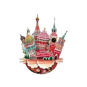 Cubic Fun Cityscape Moskova Şehir Kompozisyonu 68 Parça Puzzle