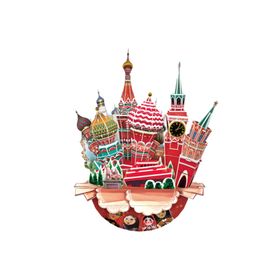 Cubic Fun Cityscape Moskova Şehir Kompozisyonu 68 Parça Puzzle