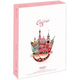 Cubic Fun Cityscape Moskova Şehir Kompozisyonu 68 Parça Puzzle