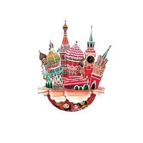 Cubic Fun Cityscape Moskova Şehir Kompozisyonu 68 Parça Puzzle