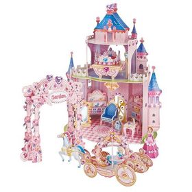 CUBIC FUN Cubicfun Prenses Gizli Bahçe Şatosu 3D Puzzle