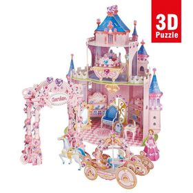 CUBIC FUN Cubicfun Prenses Gizli Bahçe Şatosu 3D Puzzle