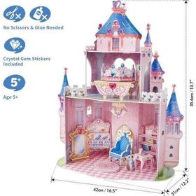 CUBIC FUN Cubicfun Prenses Gizli Bahçe Şatosu 3D Puzzle