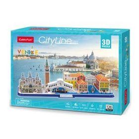 Cubic Fun CUB/MC269H Venedik 3d 126 Parça Puzzle