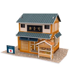 Cubic Fun CUB/W3104H Japon Sushi Restoranı 3D 32 Parça Puzzle