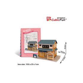 Cubic Fun CUB/W3104H Japon Sushi Restoranı 3D 32 Parça Puzzle