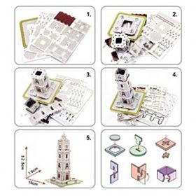 Cubic Fun Dolmabahçe Saat Kulesi 3D Puzzle