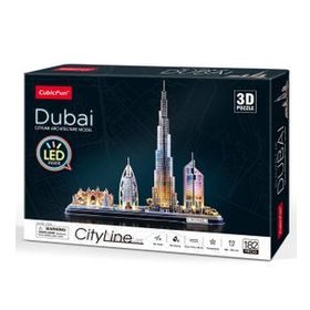 Cubic Fun Dubai 3D 182 Parça Led Işıklı Puzzle