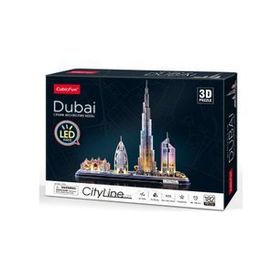 Cubic Fun Dubai 3D 182 Parça Led Işıklı Puzzle