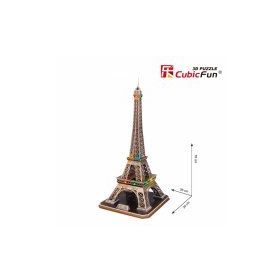 Cubic Fun Eyfel Kulesi Led Işıklı 82 Parça Puzzle