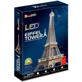 Cubic Fun Eyfel Kulesi Led Işıklı 82 Parça Puzzle