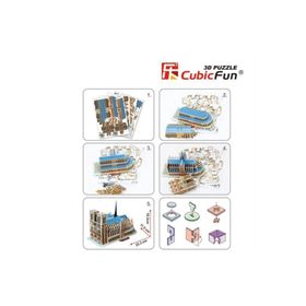 Cubic Fun Fransa Notre Dame Kilisesi 40 Parça Puzzle