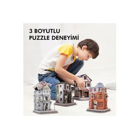 Cubic Fun Harry Potter Diagon Yolu 4 Bina 3d Puzzle