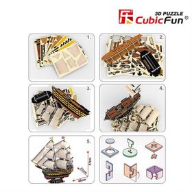 Cubic Fun HMS Victory Donanma Gemisi 189 Parça 3D Puzzle