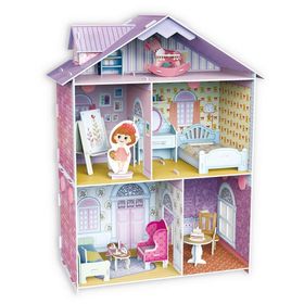 Cubic Fun Küçük Artistin Evi 3D 60 Parça Çocuk Puzzle