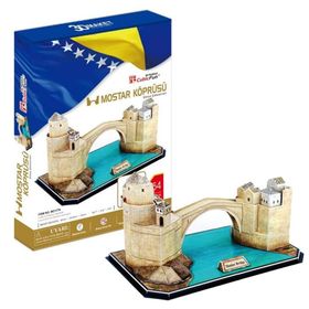Cubic Fun MC195H Santorini Adası Yunanistan 3D Puzzle
