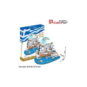 Cubic Fun MC195H Santorini Adası Yunanistan 3D Puzzle