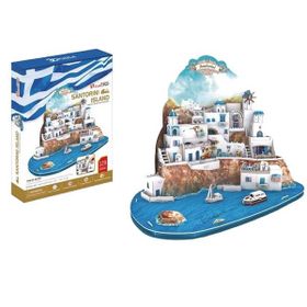 Cubic Fun MC195H Santorini Adası Yunanistan 3D Puzzle