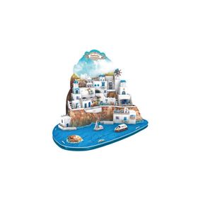 Cubic Fun MC195H Santorini Adası Yunanistan 3D Puzzle