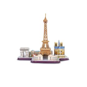 Cubic Fun MC254H City Line Paris Fransa 114 Parça 3D Puzzle