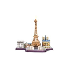 Cubic Fun MC254H City Line Paris Fransa 114 Parça 3D Puzzle