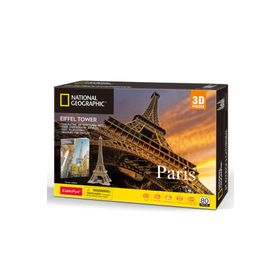 Cubic Fun National Geographic Eyfel Kulesi 3d 80 Parça Puzzle