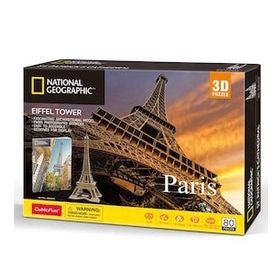 Cubic Fun National Geographic Eyfel Kulesi 3d 80 Parça Puzzle