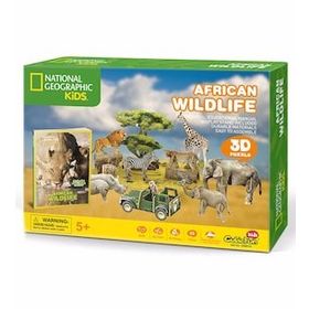 Cubic Fun National Geographic Kids 3d Afrika Yaban Hayatı Puzzle