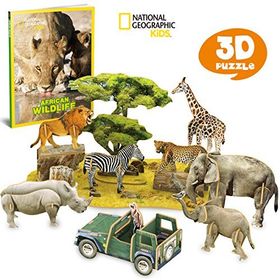 Cubic Fun National Geographic Kids 3d Afrika Yaban Hayatı Puzzle