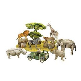 Cubic Fun National Geographic Kids 3d Afrika Yaban Hayatı Puzzle