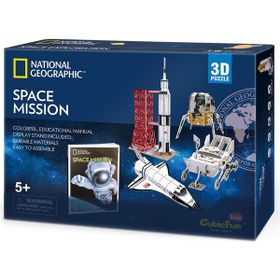 Cubic Fun National Geographic Kids 3d Space Mission Puzzle