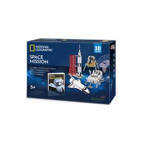 Cubic Fun National Geographic Kids 3d Space Mission Puzzle