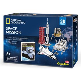 Cubic Fun National Geographic Kids 3d Space Mission Puzzle
