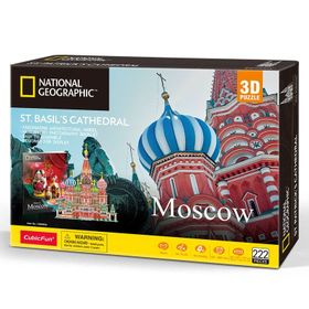 Cubic Fun National Geographic Saint Basil 224 Katedrali 3d Puzzle