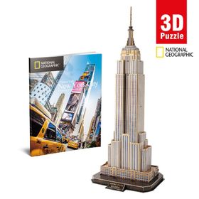 Cubic Fun National Geographic Serisi 3D Empire State Binası Puzzle