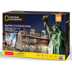 Cubic Fun National Geographic Serisi 3D Empire State Binası Puzzle