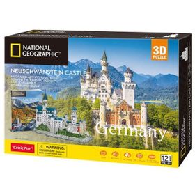 Cubic Fun National Geographic Serisi Neuschwanstein Kalesi 3D Puzzle