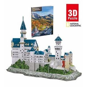 Cubic Fun National Geographic Serisi Neuschwanstein Kalesi 3D Puzzle