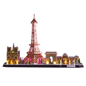 Cubic Fun Paris 3d 115 Parça Led Işıklı Puzzle