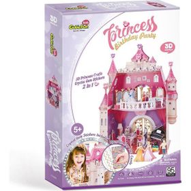 Cubic Fun Prenses Doğumgünü Şatosu 3d Puzzle
