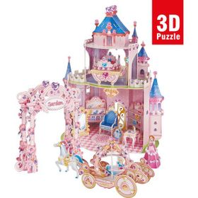 Cubic Fun Prenses Gizli Bahçe Şatosu 3d Puzzle