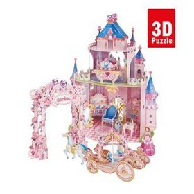 Cubic Fun Prenses Gizli Bahçe Şatosu 3d Puzzle