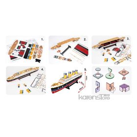 Cubic Fun Puzzle Titanic Gemi Puzzle