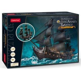 Cubic Fun Queen Anne's Revenge 3d 293 Parça Led Işıklı Puzzle