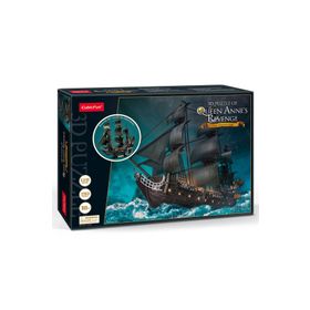 Cubic Fun Queen Anne's Revenge 3d 293 Parça Led Işıklı Puzzle