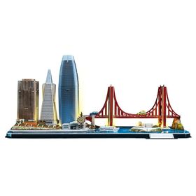 Cubic Fun San Francisco 3d 90 Parça Led Işıklı Puzzle