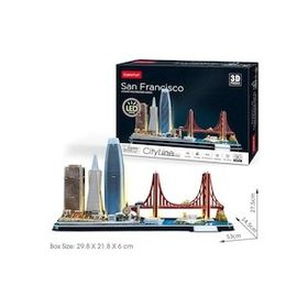 Cubic Fun San Francisco 3d 90 Parça Led Işıklı Puzzle