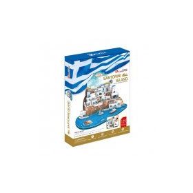 Cubic Fun Santorini Adası 3D 129 Parça Puzzle